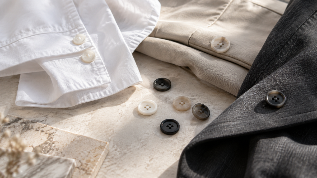 Basic Polyester Buttons: ทำไมกระดุมดีไซน์เรียบง่ายจึงสำคัญต่อการผลิตเสื้อผ้า